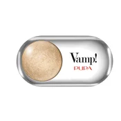 Pupa milano Highly Pigmented Eyeshadows Vamp! (Compact Eyeshadow) 1.5g - Shade: 201 Champagne Gold - Wet & Dry