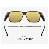 Caponi Unisex naocare za sunce, Crne