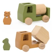 trixie set 2 lesenih tovornjakov all animals
