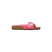 Sneakers Birkenstock Madrid Big Buckle Natural Leather Patent Women High-Shine Fuchsia Tulip EUR 40