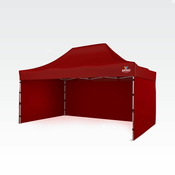 Prireditevni paviljoni 3x4,5m - plus 3 stene - Rdeča
