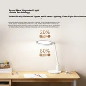 Hongmengzhixuan Stona LED lampa, 15-20W, Bela
