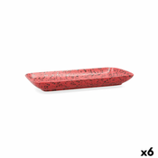 Posuda za Pecenje Ariane Oxide Keramika Crvena (28 x 14 cm) (6 kom.)