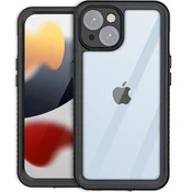 Vodoodporni ovitek IP68 za iPhone 15, rdeča paprika, črna
