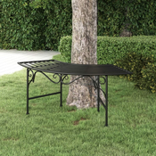 Klupa oko stabla 113 cm crna celicna