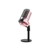 INF Roza USB kondenzatorski gaming mikrofon s pop filtrom enopotisni izklop, (5000289901)