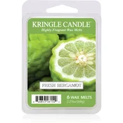 Kringle Candle Fresh Bergamot vosek za aroma lučko 64 g