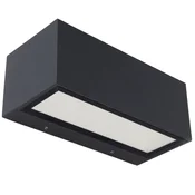 LUTEC Gemini LED zunanja stenska svetilka, 22 cm, 3.000 K, antracit - Sodobni - antracitna, bela - Kovina