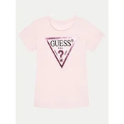 Guess Majica J73I56K 8HM0 Roza Regular Fit