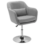 Homestar Vrteča stol 60x60x79-91 cm Siva
