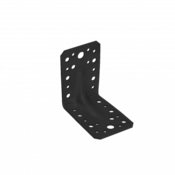 L profil sa ojacanjem KP1 90x90x65x2.5mm crni Domax
