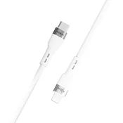 Moxom mx-cb185 silicone type c na lightning 36w 1m beli USB data kabal ( u2163 )