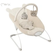 MoMi Glossy otroški gugalnik, 8 melodij, 3 stopnje vibracij, bež