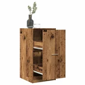 Ormaric za lijekove boja starog drvo 40x41x77,5 cm drveni