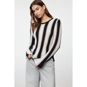 Trendyol Black Cotton Color Blocked Fine Knitwear Sweater