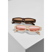 Lefkada 2-Pack Sunglasses Brown/Brown+White/Pink