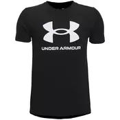 Under Armour Y Sportstyle Logo Ss Black 1363282-001