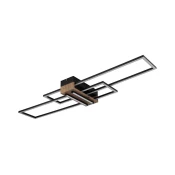 Globo 67208-40N - LED Stropna svetilka DAKARI LED/40W/230V 3000K 25x100 cm črna