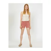 Koton Womens Button Detailed Shorts