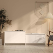 TV ormaric bijeli 146,5 x 35 x 50 cm od konstruiranog drva