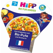 HIPP BIO Povrće iz vrta s BIO purećim mesom i ružmarinom iz Velike Britanije. 1. godina, 250 g