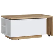 Modern Living Klubska Miza Dalano, Barva Hrasta, Bela