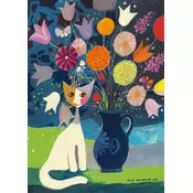 Schmidt - Puzzle Rosina Wachtmeister: White cat - 1 000 dijelova
