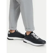 Superge Calvin Klein City Runner Laceup Lth Mix HM0HM02214 Črna