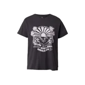 RIP CURL Majica SUN BEAMS bazaltno siva/bela