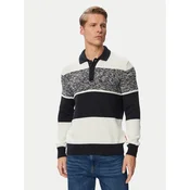 JOOP! Jeans Pulover Odin marine / bela
