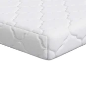 Vidaxl Vzmetnica Bela 60 x 120 cm žakardna tkanina