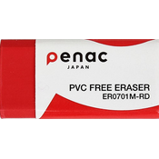 Gumica za olovku Penac - 4.3 ? 2.1 ? 1.3 cm, crvena