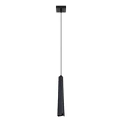 Sollux SL.1400 - Luster na sajli PRYSM 1xG9/8W/230V crna