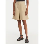 Weekend Max Mara Bermuda kratke hlače Ecuba 2615141022 Bež Loose Fit