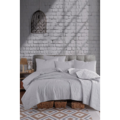 Lessentiel Maison Komplet posteljine Solid, 200x220 cm, Sivi