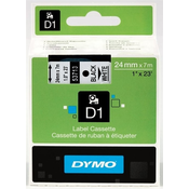 Trak Dymo črn izpis/bel trak (S0720930)