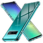 TPU gel ovitek Techsuit Shockproof za Samsung Galaxy S10 Plus - clear