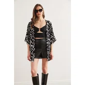 olalook Kimono črna/bela
