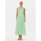 TWINSET Cocktail obleka 251TP2332 Zelena Regular Fit