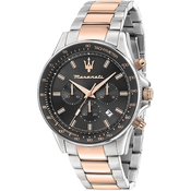 Ročna ura Maserati Sfida R8873640021 Srebrna