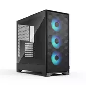 Fractal Pop 2 Air Black TG RGB, crno bez napajanja, FD-C-POA2A-03