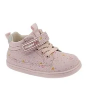 Otroški barefoot gležnjarji BEPPI CASUAL BOOT BABY rožnati z zvezdami - 21