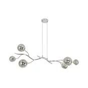 Brilagi - LED luster na sajli MISTEL 6xG9/3W/230V crni hrom/zadimljeno staklo