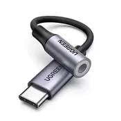 UGREEN AV161 USB-C na 3.5mm M/F kabl 10cm