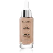 Revuele Serum Foundation [+HA] vlažilni tekoči puder za poenotenje tona kože odtenek Light-Medium 30 ml