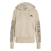 ADIDAS SPORTSWEAR Športna jopa na zadrgo Seasonal Essentials  ecru / čokolada / mokka