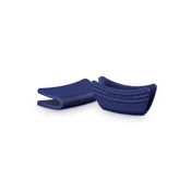 Rokavica za pečico do lonec za kuhanje 12 cm, set 2 kosov, AZURE, silikon, Le Creuset