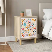 Vidaxl Nočna omarica MAINZ Sonoma hrast 36 x 33 x 50 cm Inženirski les