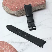 Narukvica kozno gumena za smart watch Samsung 4/ 5 22mm crna