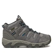 Trekking čevlji Keen Headout Mid Wp Steel 1028307 Siva